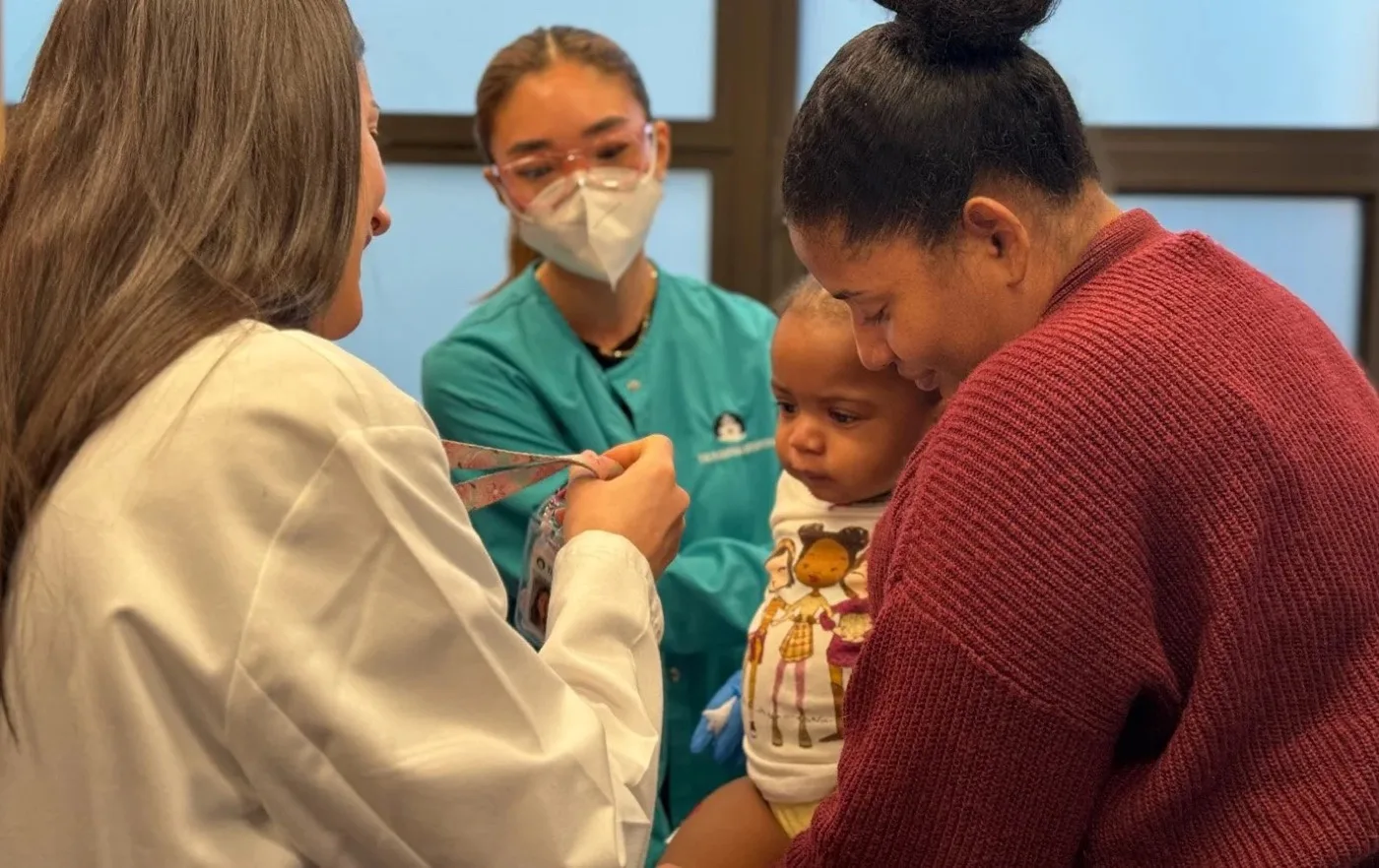 Children and families enjoying a Floating Hospital outing